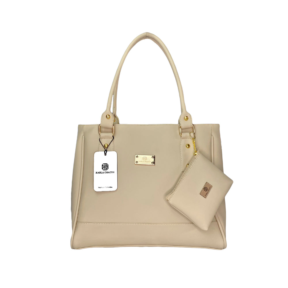 Bolso Dama Karla Chacon Crez Beige