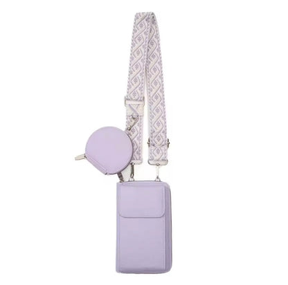 Bolso Portacel Correa Tejida 1 Bolsillo